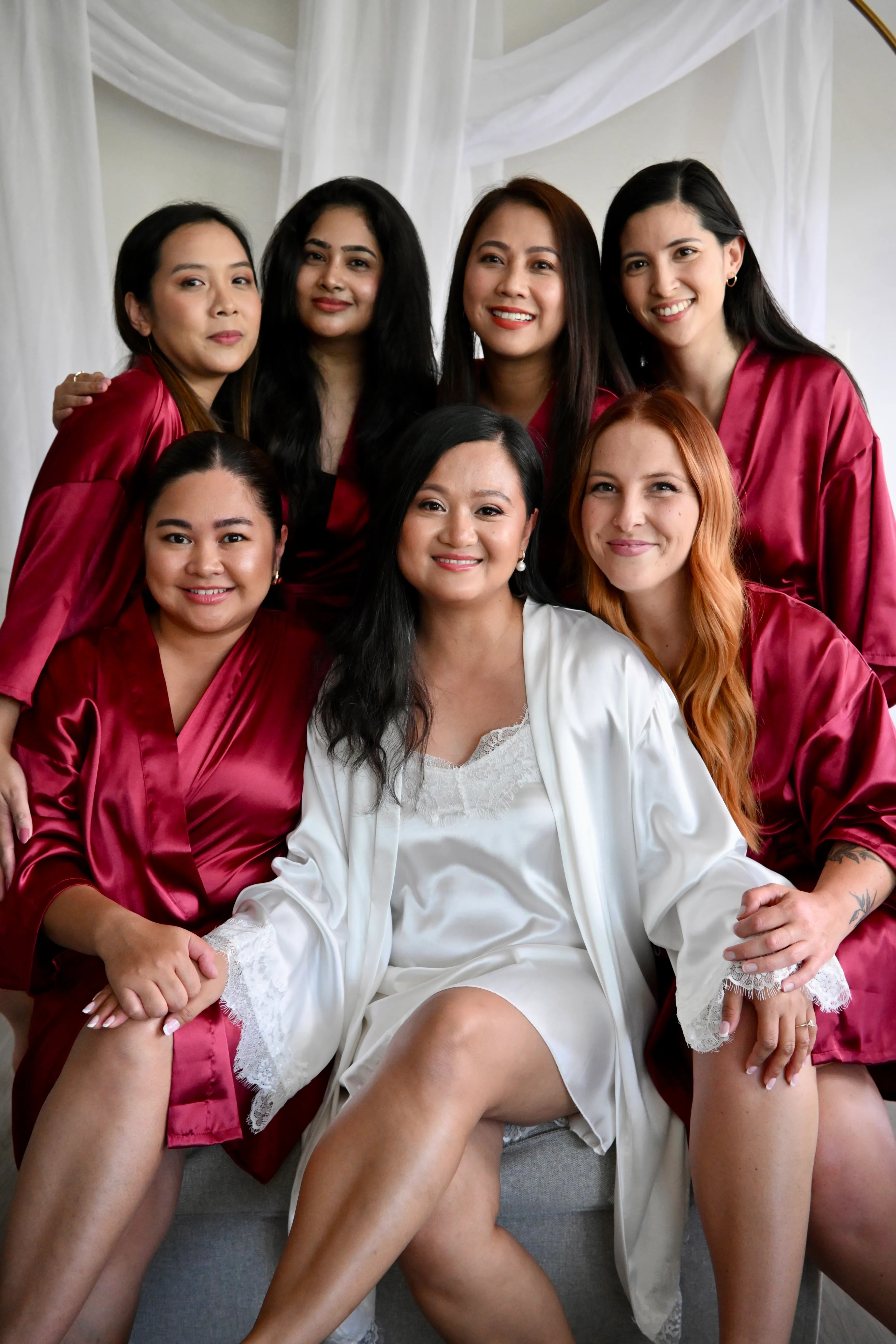 Wedding couple in a quiet, candid moment